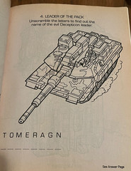 Transformers Generation 2 Decepticon Danger Coloring Activity Book 1993 Vintage