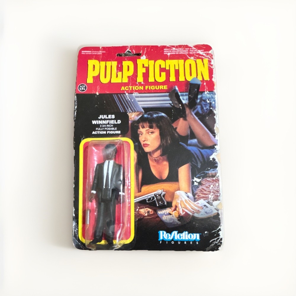 ReAction Jules Winnfield Pulp Fiction Action Figure 3.75″ Fully Posable Plastic