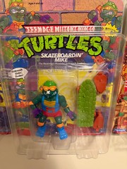 TMNT SKATEBOARDIN’ MIKE Teenage Mutant Ninja Turtles 1991 New Unpunched! MOC