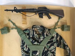 Vintage ACTION MAN The Soldiers US GREEN BERETS Uniform PALITOY in box