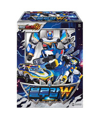 [2025 NEW] SAMG Metal Cardbot W BLUECOP W Transforming Robot Police Car Figure