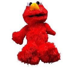 14 in Sesame Street Red Muppet Tickle Me Elmo Hasbro Laughs & Talks Works Plush