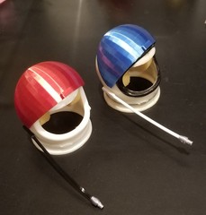 Custom 3D printed GI Joe Space Astronaut Helmet visor in multiple colors
