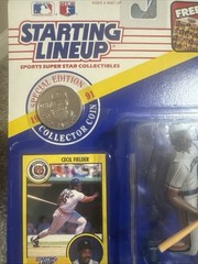 Kenner Starting Lineup 1991 Cecil Fielder Special Edition Figure with Coin & Ca…