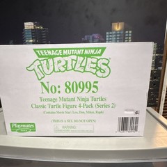 Playmates TMNT Classic Turtle Movie Star Figure 4-Pack (Series 2) Sealed Case