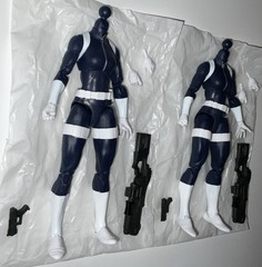 Marvel Legends SHIELD AGENT TROOPER 6″ Figure Body Lot of 2 NO HEAD Female Hydra