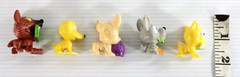 Moose Toys Uggly’s Pet Shop Mixed Lot of 5 Figures 1.5″ Inch Toys Dog Mouse