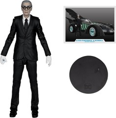 DC Multiverse Batman Forever Batmobile Vehicle and Alfred Pennyworth 7-in Scale