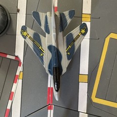 Vintage 31” Redbox Electronic Aircraft Carrier W/ 4 Planes