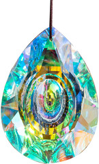 89Mm/3.5In Hanging Chandelier Crystals Prisms for Window Suncatchers Chandelier