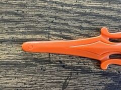1983 MOTU Faker Orange Power Sword Accessory Made Malaysia