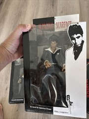 Mezco Toyz Scarface Tony Montana 10″ action figures featuring Al Pacino.