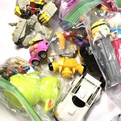 Boys & Girls Action Figure/Small Doll Lot Ages 6+ 5 Lbs Of Toys Cleaned