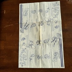 Vintage GI Joe Cobra ARAH Large Set Of Original Blueprints Canadian Released