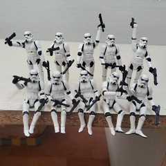 10pcs 3.75″ Star Wars Stormtroopers OTC Trilogy + 20 Guns – Full Articulated