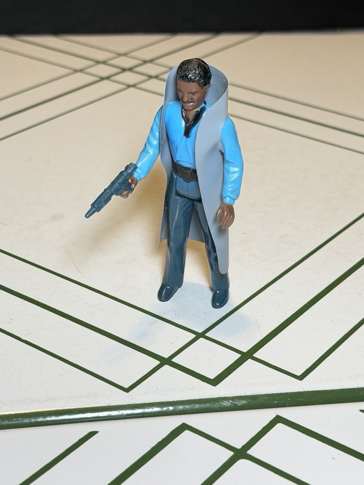 Vintage Star Wars 1980 Lando Calrissian Figure Complete Hong Kong