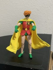 custom mcfarlane carrie kelly robin wired cape 1:12 DC Multiverse NOT FIGURE
