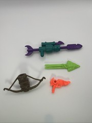 Vintage Battle Trolls Lot of 4 Accessories Weapons Toys Hasbro 1992