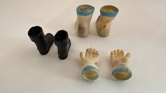 Vintage Gilbert 1960’s MOON McDARE Astronaut Boots, Gloves, Priced To Sell! ￼