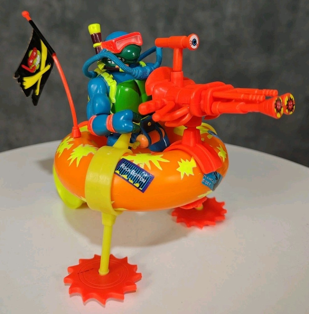 Vintage TMNT Scuba Divin’ Raph Tube Grenades Teenage Mutant Ninja Turtles EUC