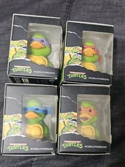 MINI TUBBZ BOXED Teenage Mutant Ninja Turtles 4PC Complete Collectible Duck