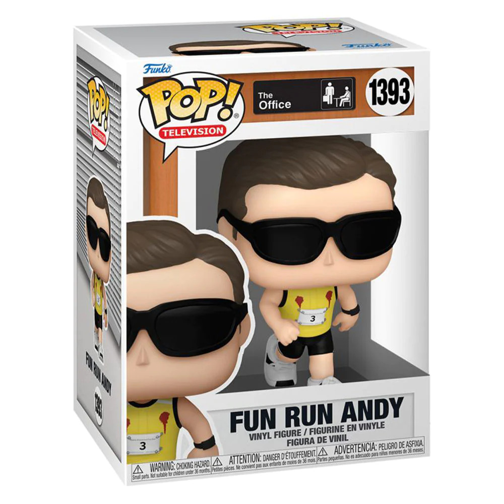 Funko Pop Television the Office Fun Run Andy Vinyl Figure for Ages 3+ and Up