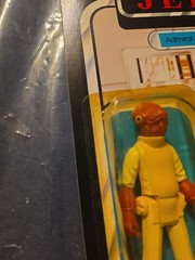 Vintage 83 Kenner Star Wars Return Of The Jedi Admiral Ackbar 65 Back MOC ROTJ
