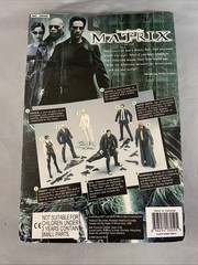 THE MATRIX AGENT SMITH Clear Action Figure WB Toy Vintage 1999 NEW SEALED