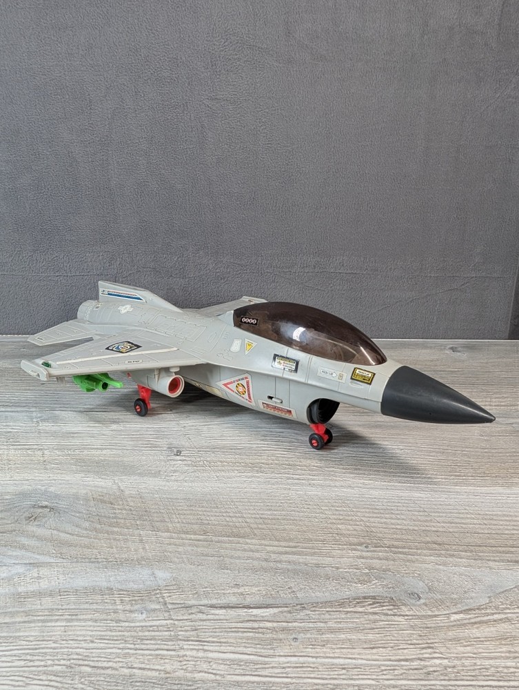 Vintage GI Joe Ghost Strikers Fighter Jet Hasbro 1993 Toy Aircraft Incomplete