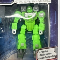 3 Pc. Pop A Part Robot Set Posable Fully Jointed Interchangeable