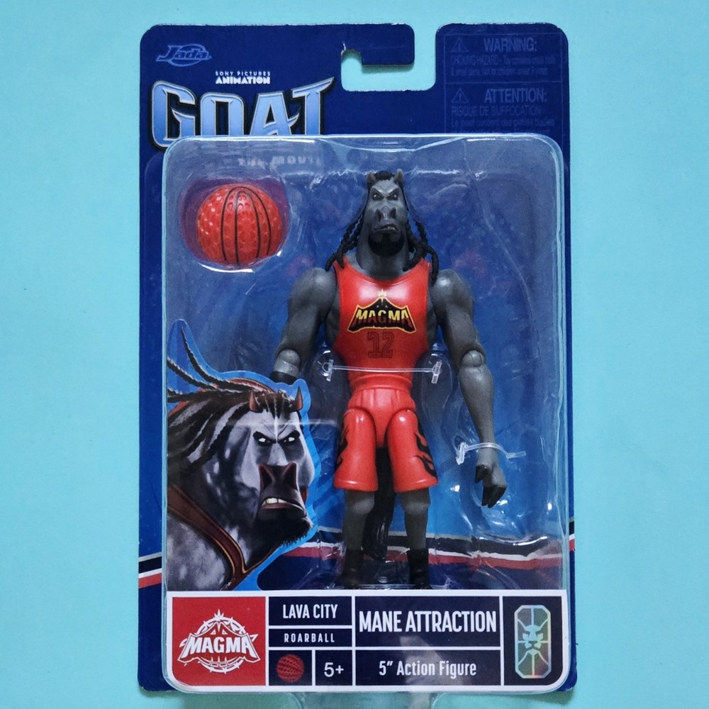 Jada Toys GOAT The Movie Mane Attraction 5-Inch Scale Action Figure w/Roarball!