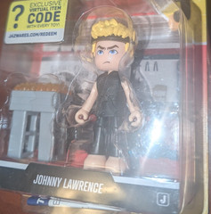 Devseries Cobra Kai Johnny Lawrence 3″ Figure + Virtual Item Code NEW Roblox