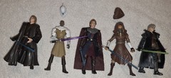Star Wars 3.75 Lot- Anakin- Windu & Plo Koon, Cody, Clone Pilots & Arc Troopers