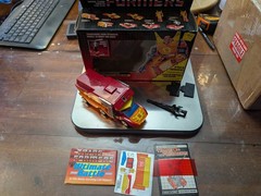 Vintage 1986 G1 Rodimus Prime Transformers COMPLETE w/ Box Original Hasbro NICE