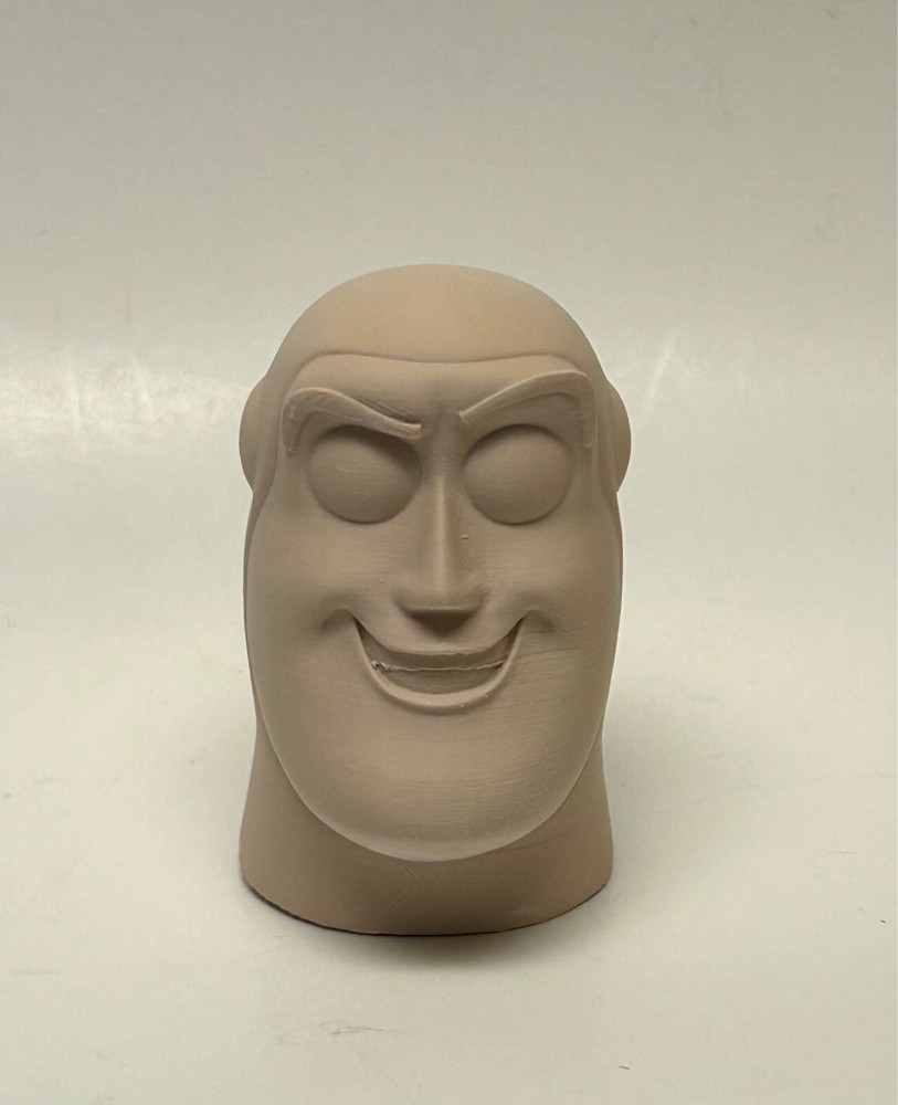 Toy Story 3 & 4 Buzz Lightyear 3D Printed Movie Accurate Head Toy Mode 3D Print