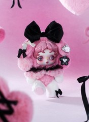 My Melody & Kuromi Pop Mart Plush Pendent Hanging Card SKULLPANDA x Sanrio Set