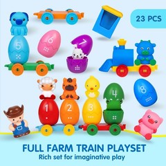 Toddler Learning Toys for 1 2 3 Years Old, Count Matching & Sorting Montessor…