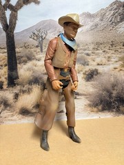 Custom painted Marx Johnny West cowboy figure. One of a kind. Dusty trail Johnny