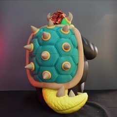 Bowser Mob Boss 3D Printed Figure DIY Kit Built Painted Collector Statue