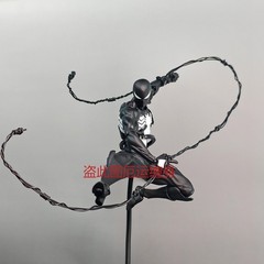 New In Box Mess Toys Symbiote Spider-Man Action Figure Toy With Extra Webbing