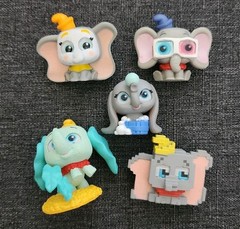 Exclusive Disney Doorables DUMBO Lot: Baby, 3D Glasses, Full Bloom, 8-Bit Set