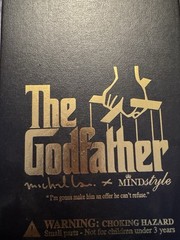 Mindstyle The Godfather Michael Lau Horse Head Michael Lau Art Toy YELLOW