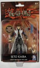 Lot of 2 Yu-Gi-Oh! Action Figures Yami Yugi/ Seto Kaiba CIB W/ Exclusive Card