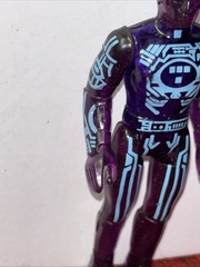 Vintage Original Tomy Tron Purple Action Figure 1981 No Disk -VG