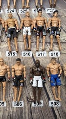 Huge Lot Jakks Pacific UFC Action Figures GSP Rampage BJ Penn Kimbo Hughes