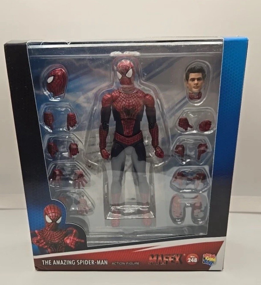 (AUTHENTIC) Mafex 248 The Amazing Spider-Man Action Figure 🔥USA SELLER🔥 New