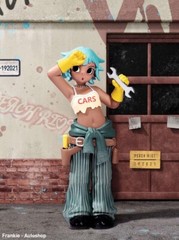 POP MART Peach Riot Rush Hour Series Figures Blind Box Confirmed Figure Toy