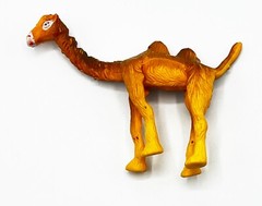 Vintage Bendable, Rubbery 2 x 3 inch Camel Animal Figure