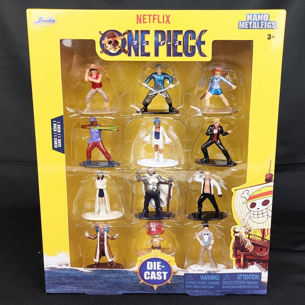 Netflix One Piece Jada Nano Metalfigs Series 1 12-Pack Die-Cast New Sealed