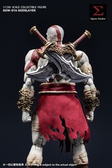 New SIGMA STUDIOS GOW-01A The God Kratos Ghost of War 1/12 Figure In Stock